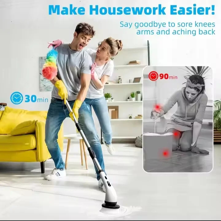 Using Electric Cleaning Brush